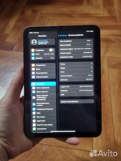 iPad mini 6 64g wi-fi