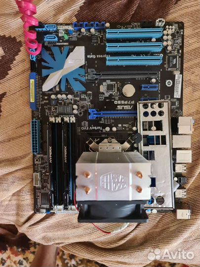 Материнская плата с процессором