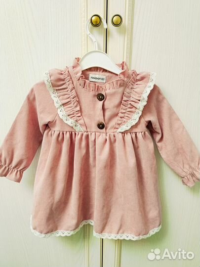 Нарядное платье для девочки 80см