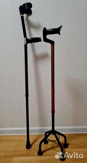 Трость четырех опорная инвалидная