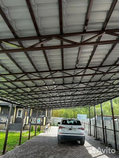 Навес 10 на 10 метров