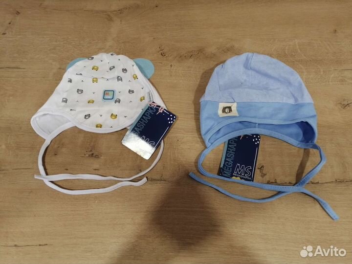 Шапочка на завязках, новая