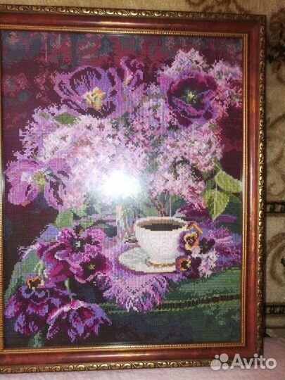 Картины вышитые крестом