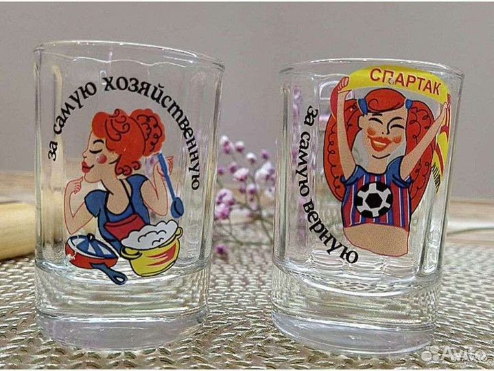 Стопки стаканы рюмки