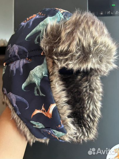 Шапка и манишка комплект 92-104