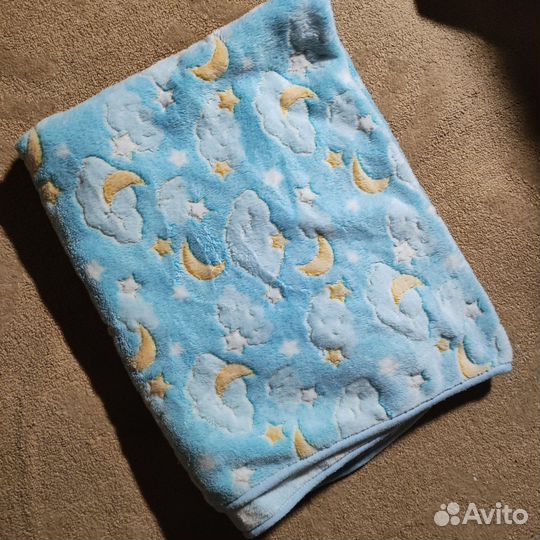 Плед детский плюшевый