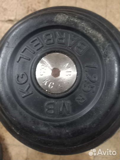 Гантели бу по 13.5 2шт, 27кг 2шт