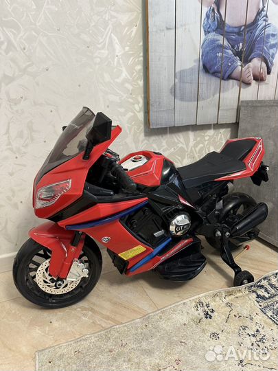 Детский электро мотоцикл зарядное бу