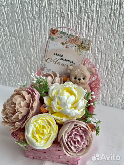 Букет из мыла
