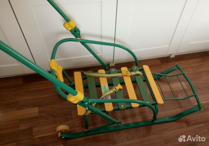 Санки с колёсами Nika Nikki 2