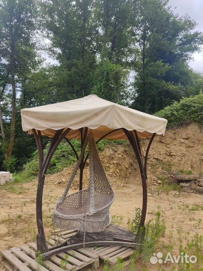 Садовые качели бу из дерева