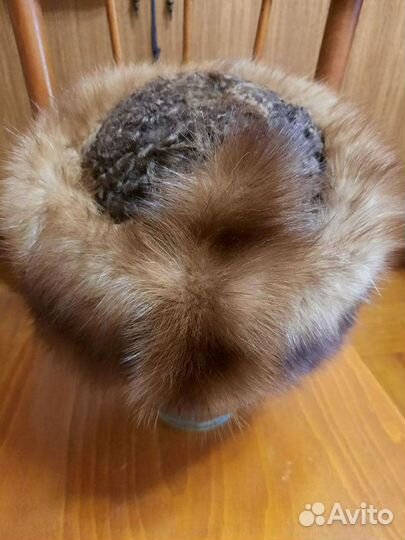 Шапка женская соболь с каракулем