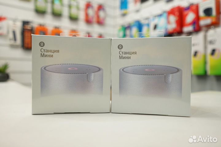 Умная колонка Яндекс Станция Мини Серый