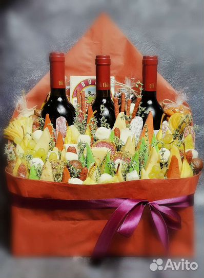 Сырный букет, конверт с сыром