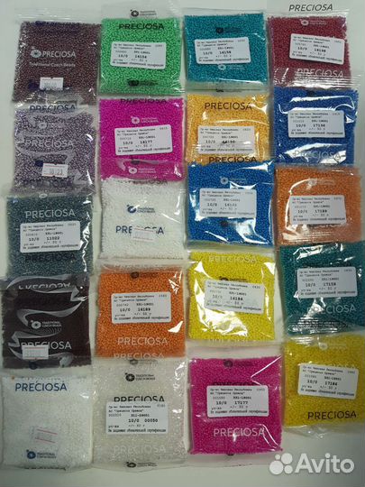 Бисер Чешский Preciosa, леска,проволока, фурнитура