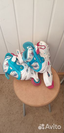 Ролики раздвижные+ шлем reaction Galaxy