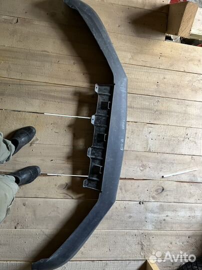 Губа накладка на передний бампер на tiguan 7-8 г