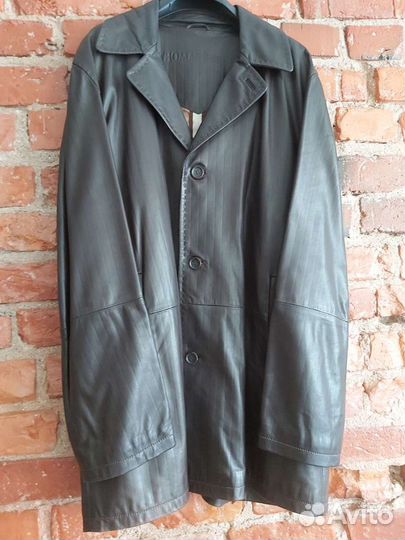 Кожаный пиджак мужской размер xxl