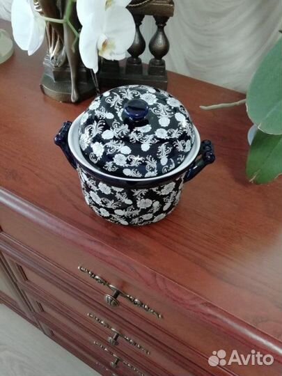 Кастрюля керамическая