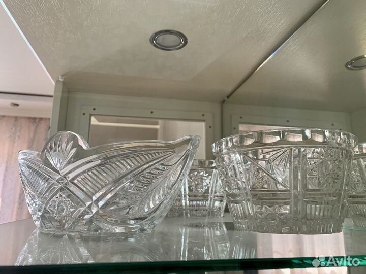 Хрустальная конфетница или салатница
