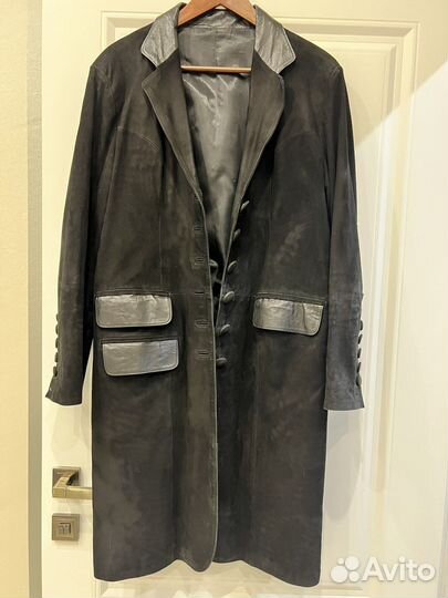 Кожаное пальто