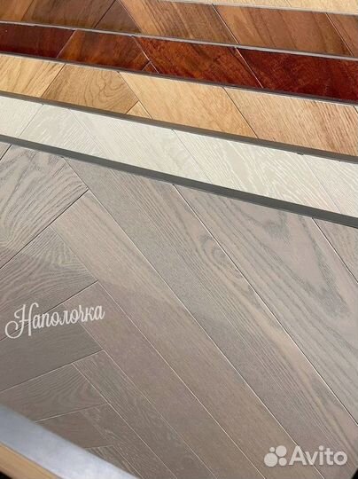 Инженерная доска елочкой