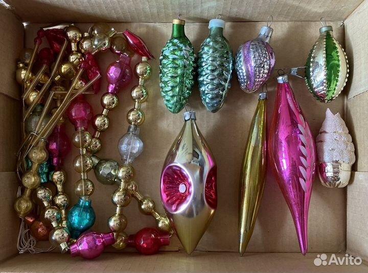 Елочные игрушки СССР