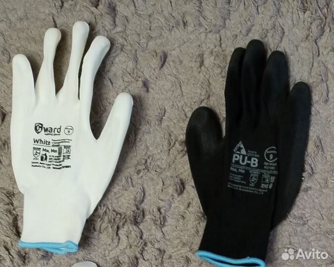 Перчатки рабочие хб и резиновые