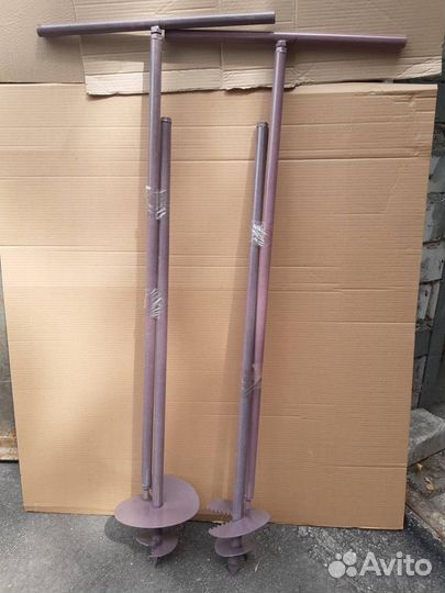 Бур ручной для земли разборный