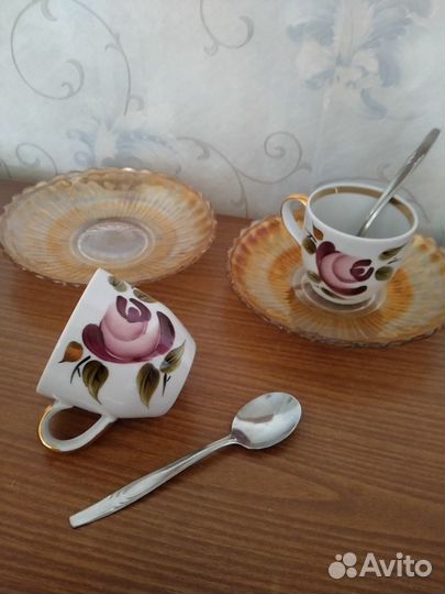 Чашки для кофе и для чая. Новые