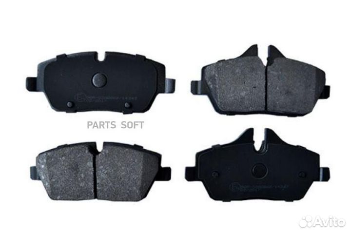 Asam-SA 55407 Колодки торм.пер