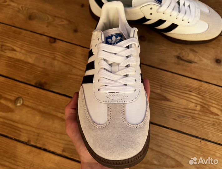 Adidas кеды samba old school sail