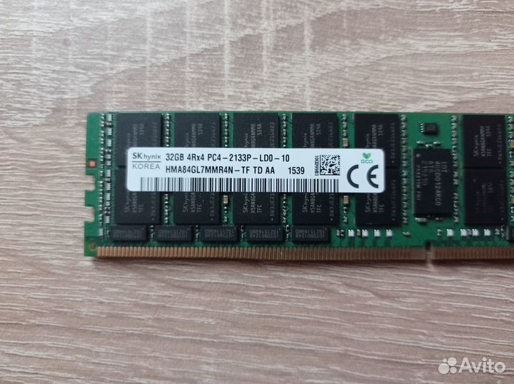 32gb 2133 MHz 4Rx4 DDR4 lrdimm SK Hynix
