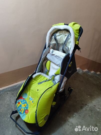 Коляска санки nika 7-2