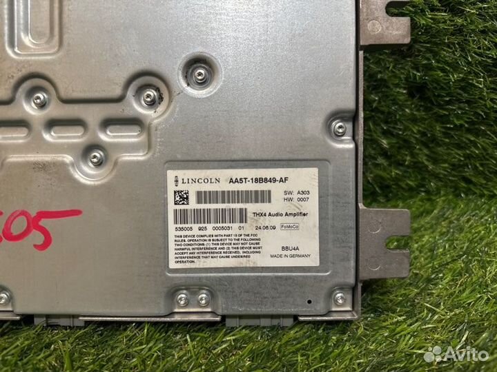 Усилитель звука Lincoln Mks LE duratec37 2009