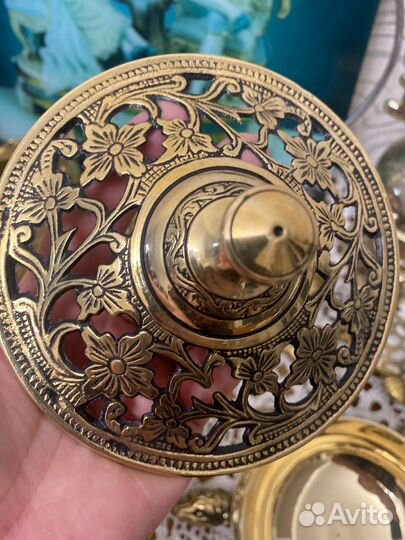 Сахарница, латунь