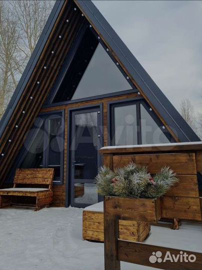 Афрейм каркасный дом шалаш