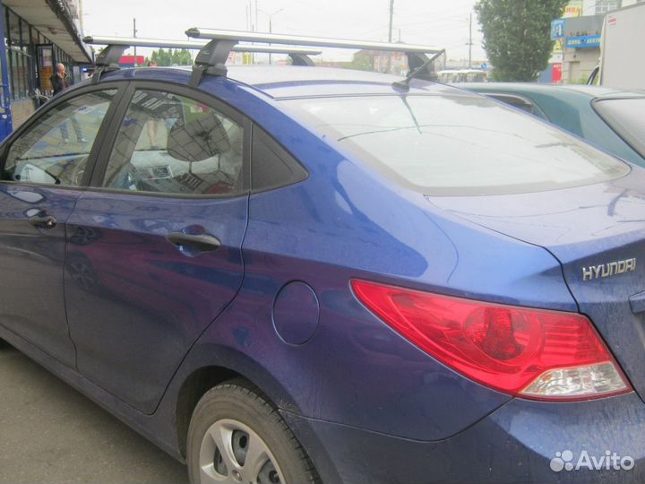 Багажники на крышу Hyundai Solaris сед (2010-2017)