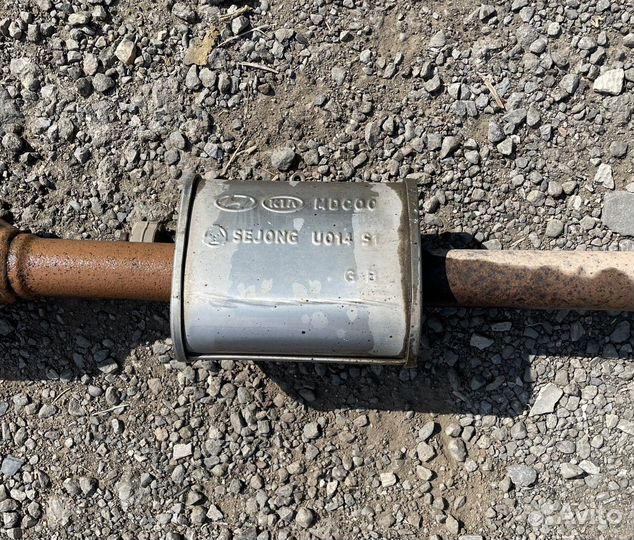 Глушитель выхлопная Hyundai Solaris 1 хэтчбек