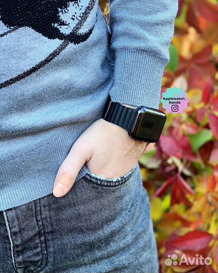 Кожаный ремешок Apple Watch