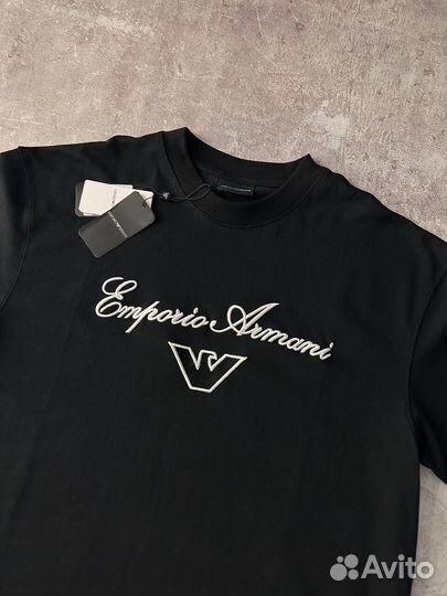 Футболка Emporio Armani оверсайз мужская