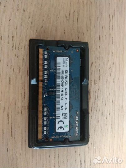 Оперативная память so dimm ddr3 2gb 1600
