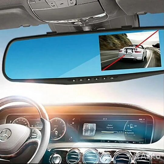 Видеорегистратор Р100 JBH зеркало заднего вида 1 к