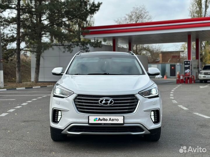 Hyundai Grand Santa Fe 2.2 AT, 2017, 100 000 км