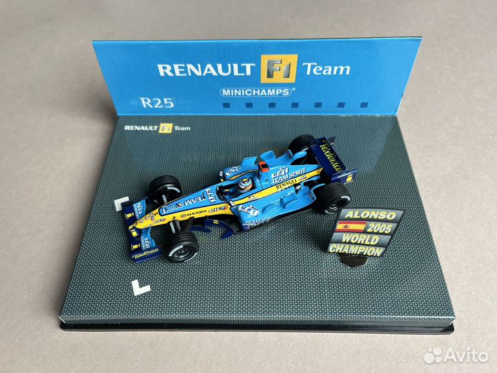 Питборд Renault F. Alonso 2005 F1 1:43