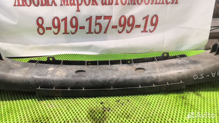 Усилитель переднего бампера калина