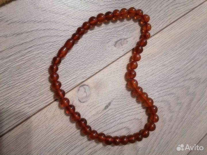 Бусы янтарь СССР 1956 года Прибалтика как новые