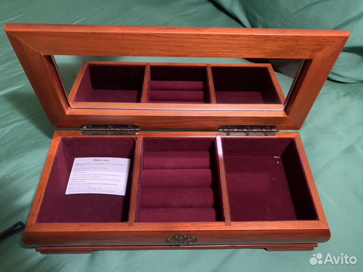 Шкатулка деревянная СССР