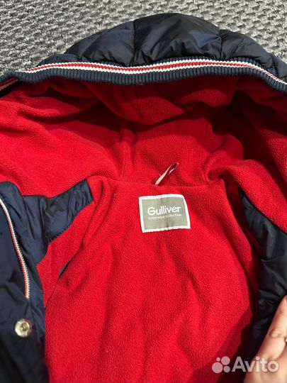 Зимняя куртка на девочку 98 gulliver