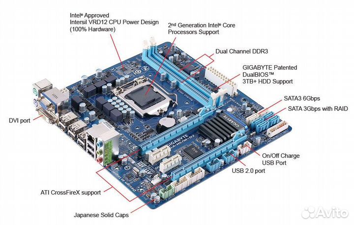 Материнская плата сокет 1155